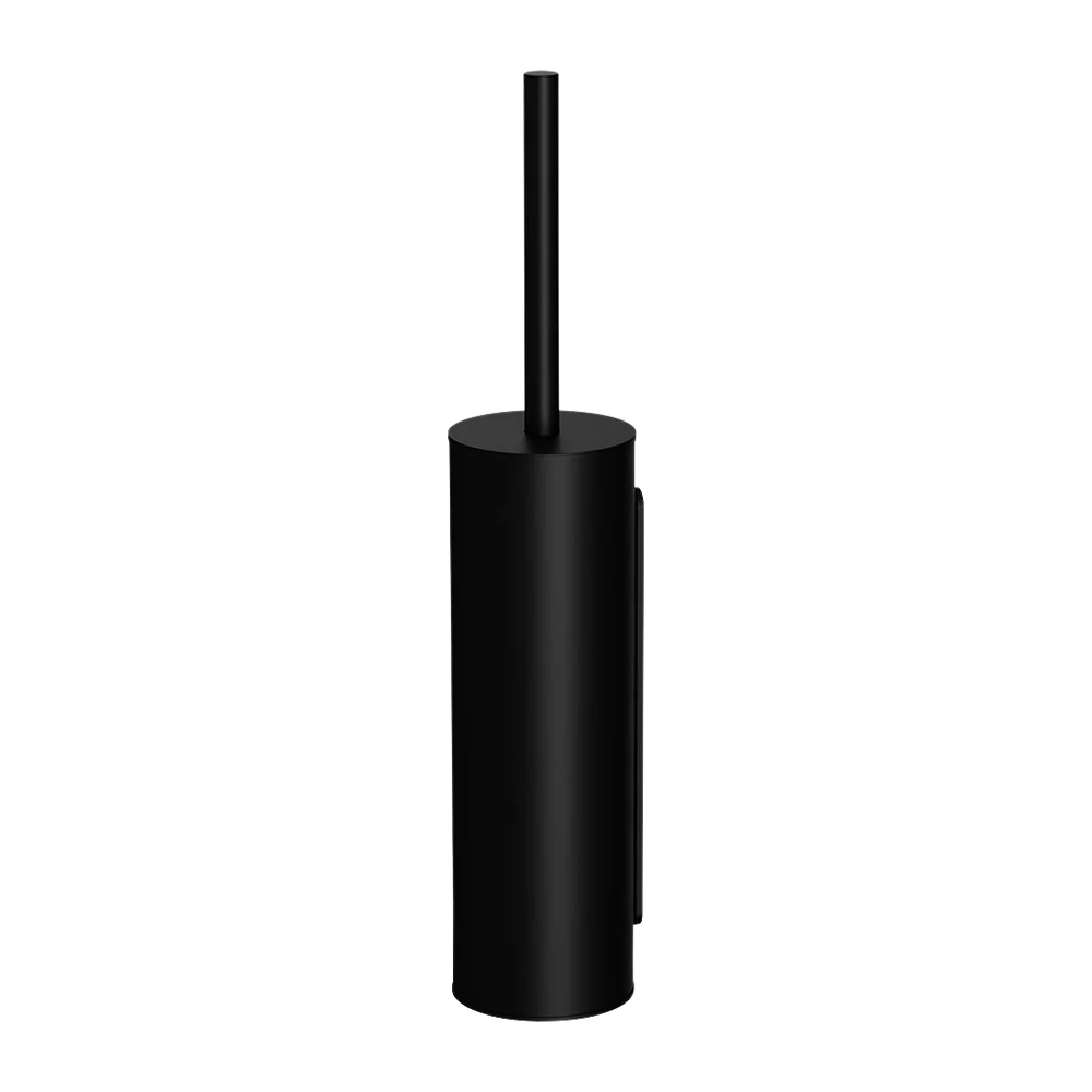 Meir Round Toilet Brush And Holder Matte Black