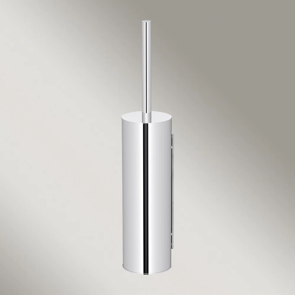 Meir Round Toilet Brush And Holder Polished Chrome - Image 2