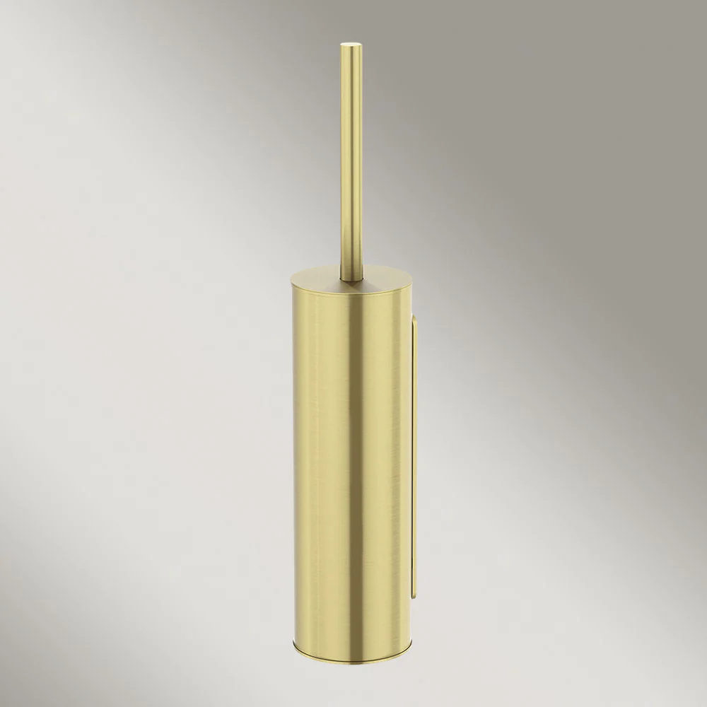 Meir Round Toilet Brush And Holder Tiger Bronze - Image 2