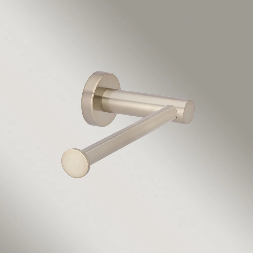 Meir Round Toilet Roll Holder Champagne - Image 2
