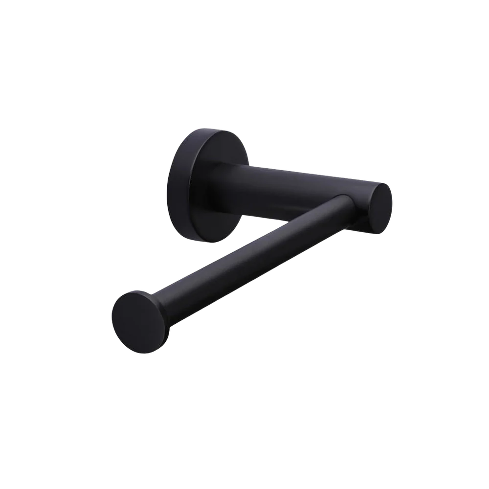 Meir Round Toilet Roll Holder Matte Black - Image 3