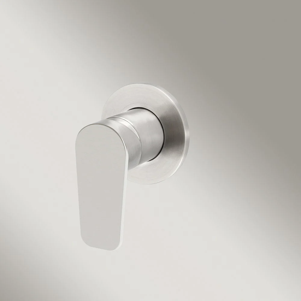 Meir Round Wall Mixer Paddle Handle (Complete Kit) Brushed Nickel - Image 2