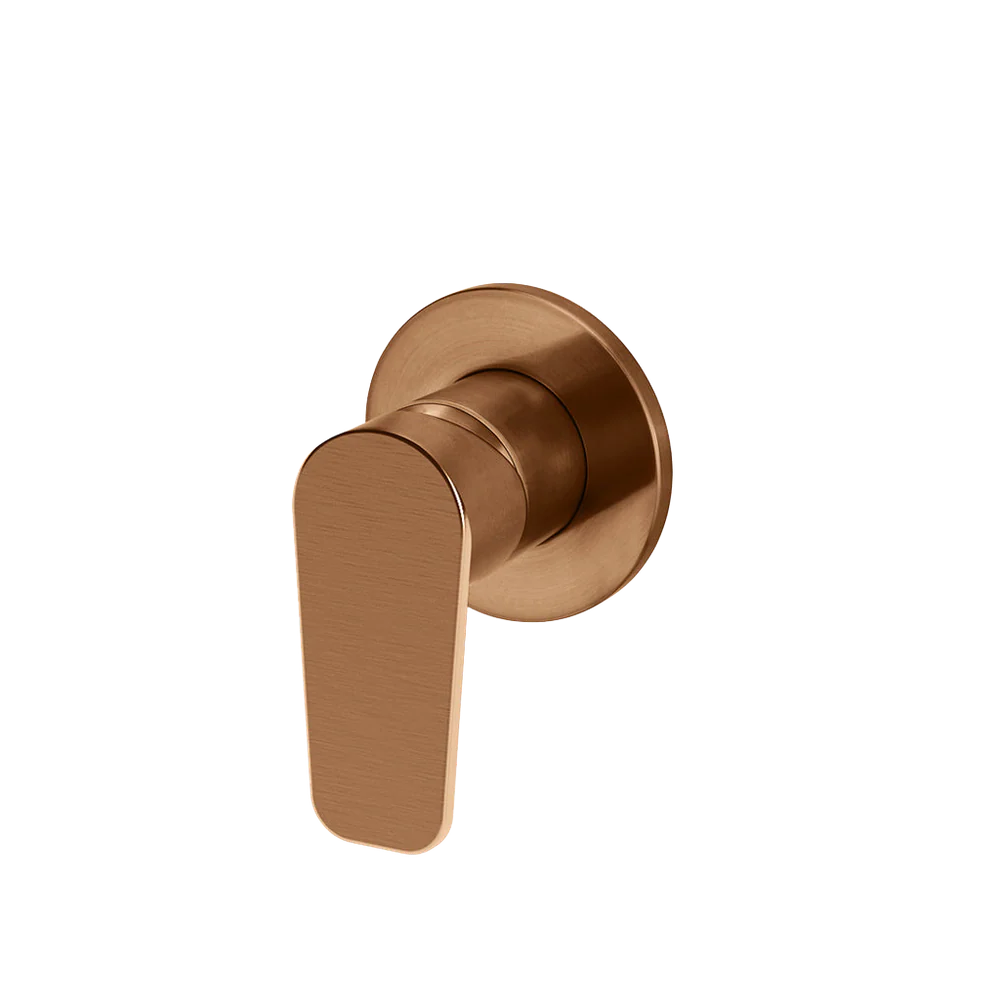 Meir Round Wall Mixer Paddle Handle (Complete Kit) Lustre Bronze - Image 3