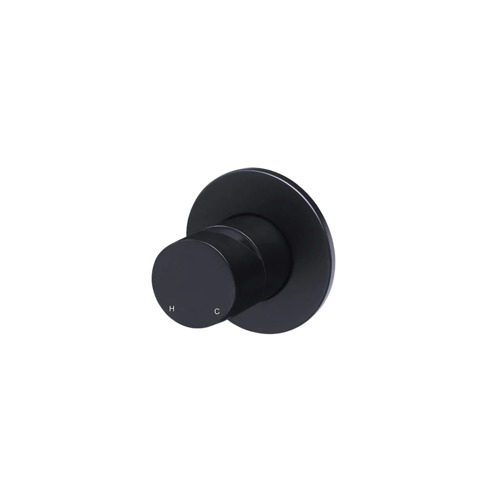 Meir Round Wall Mixer Pinless Handle (Trim Kit Only) Matte Black