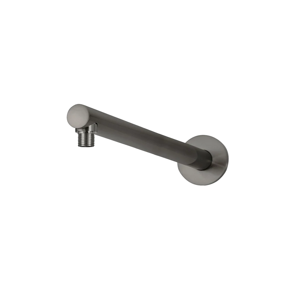 Meir Round Wall Shower Arm 400mm Shadow Gunmetal - Image 3