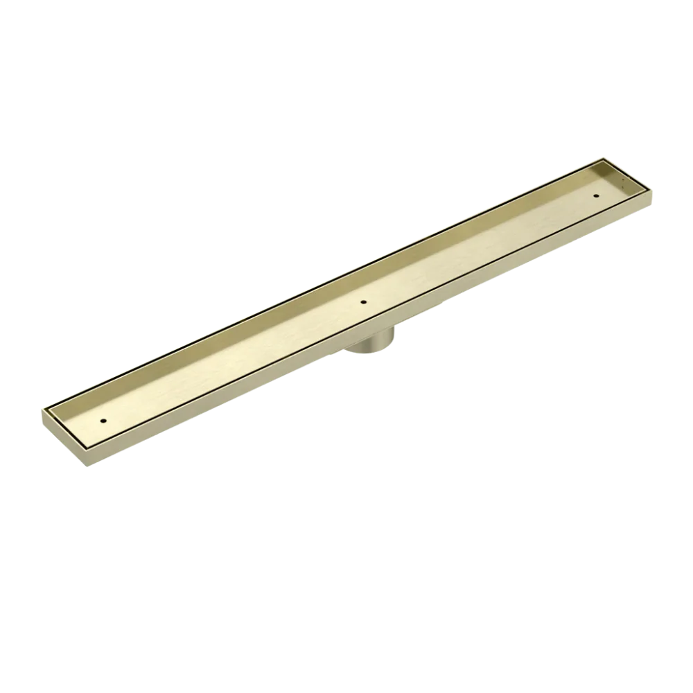 Meir Shower Channel Waste With Tile Insert 900mm Tiger Bronze