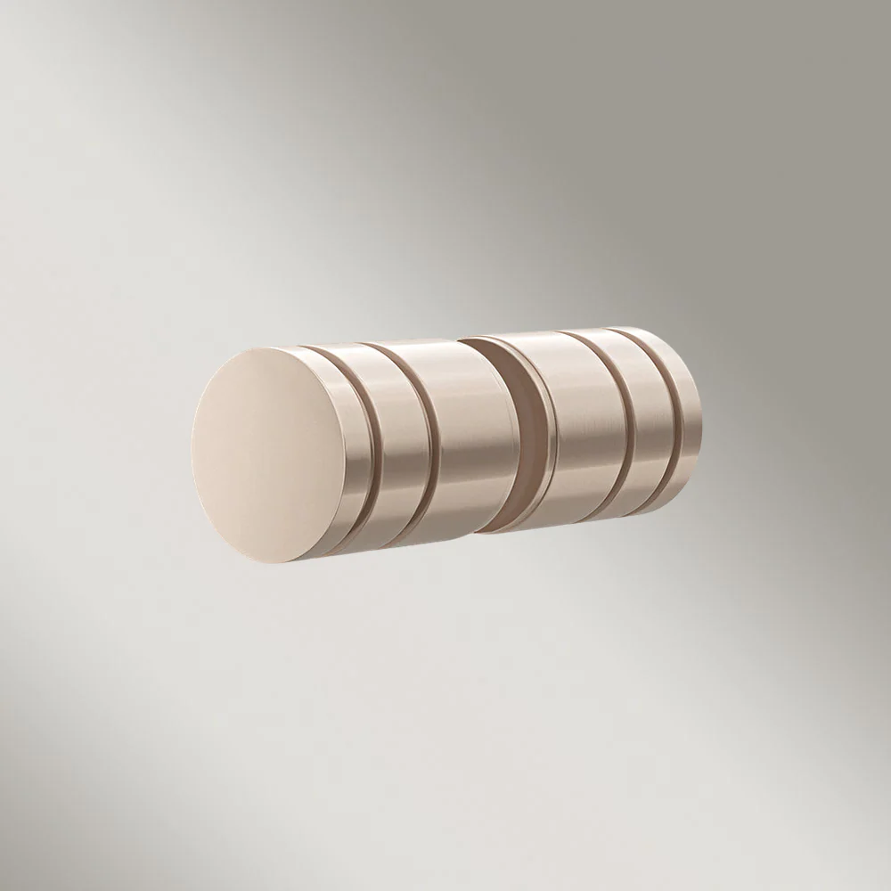 Meir Shower Door Round Handle Champagne - Image 2