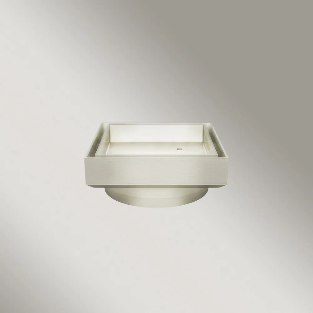 Meir Shower Waste With Tile Insert Brushed Nickel - Image 2