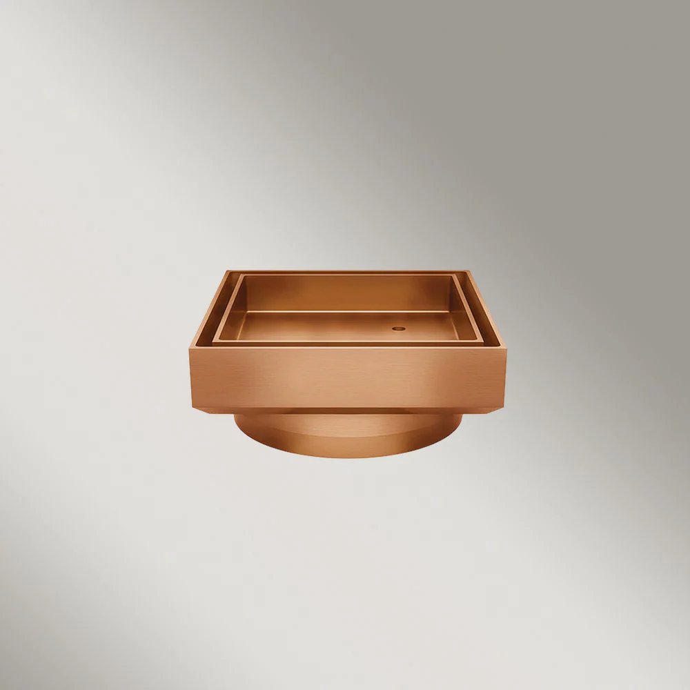 Meir Shower Waste With Tile Insert Lustre Bronze - Image 2