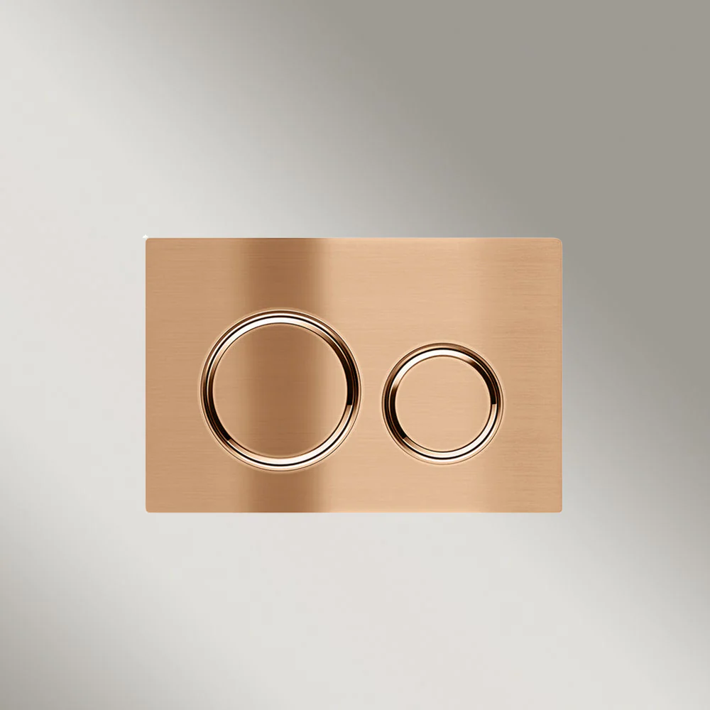 Meir Sigma 21 Dual Flush Plates For Geberit Lustre Bronze - Image 2