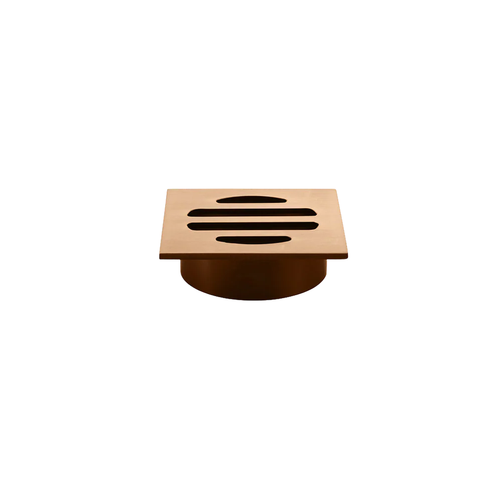Meir Square Floor Grate Shower Drain 50mm Outlet Lustre Bronze - Image 3