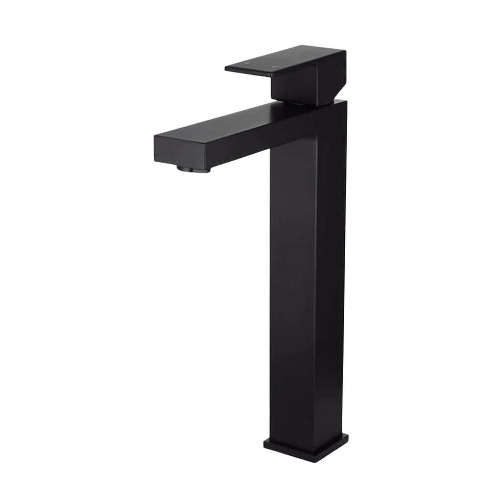 Meir Square Tall Basin Mixer Matte Black