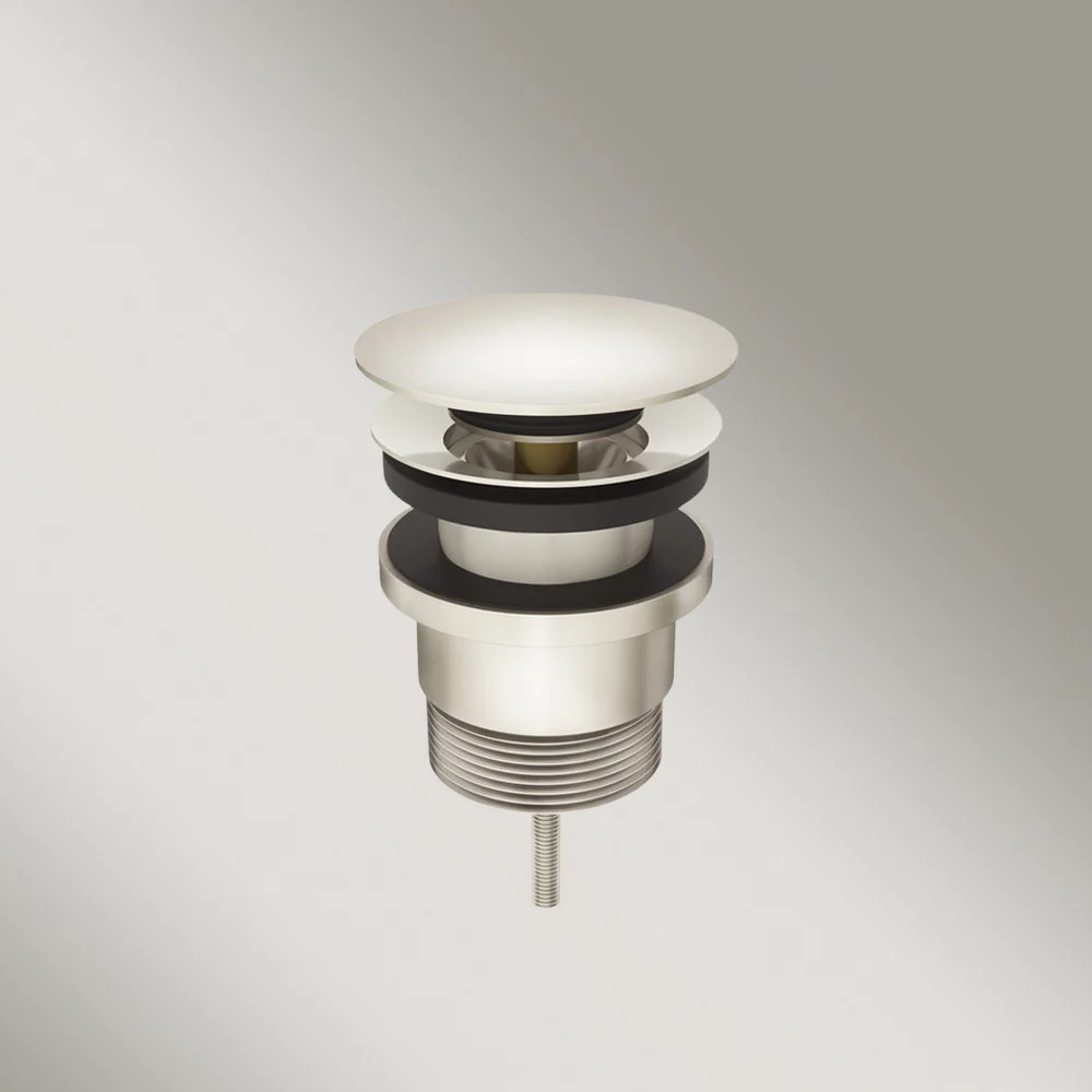 Meir Universal All-In-One Pop Up Waste Basin And Bath Brushed Nickel - Image 2