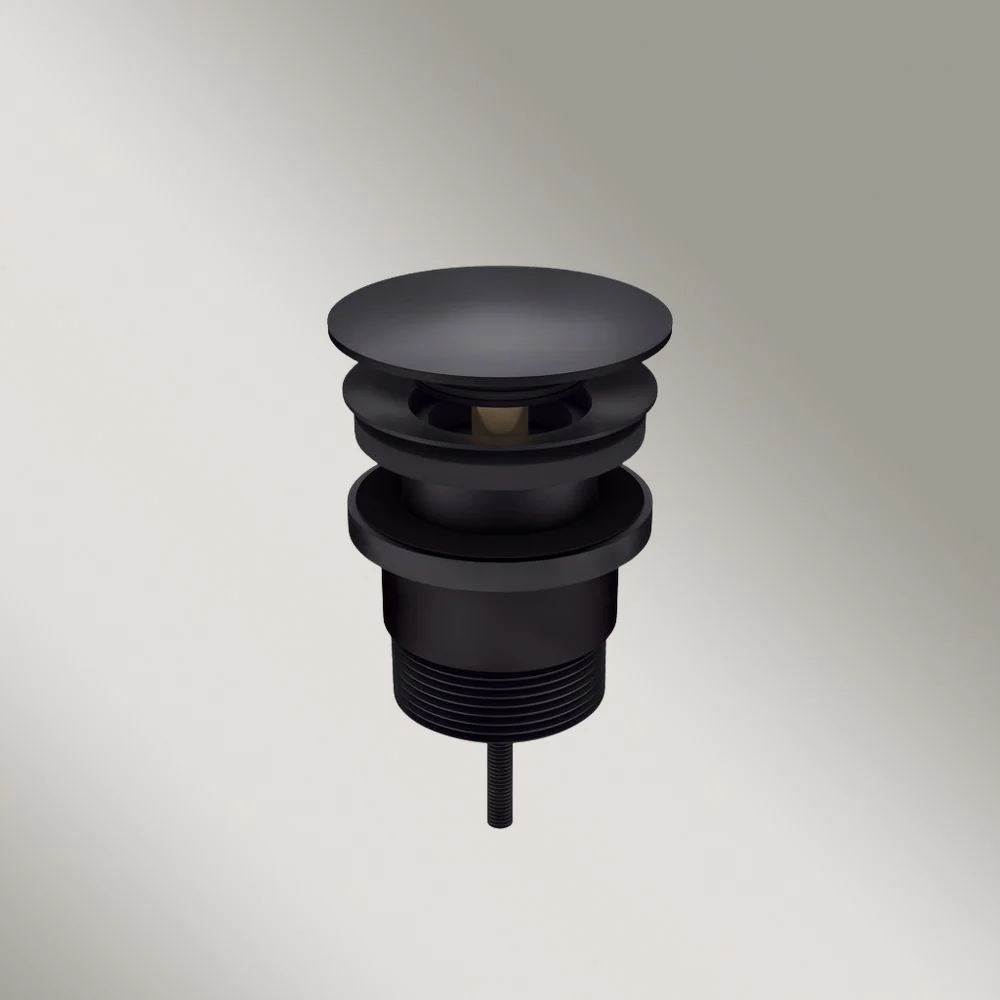 Meir Universal All-In-One Pop Up Waste Basin And Bath Matte Black - Image 2