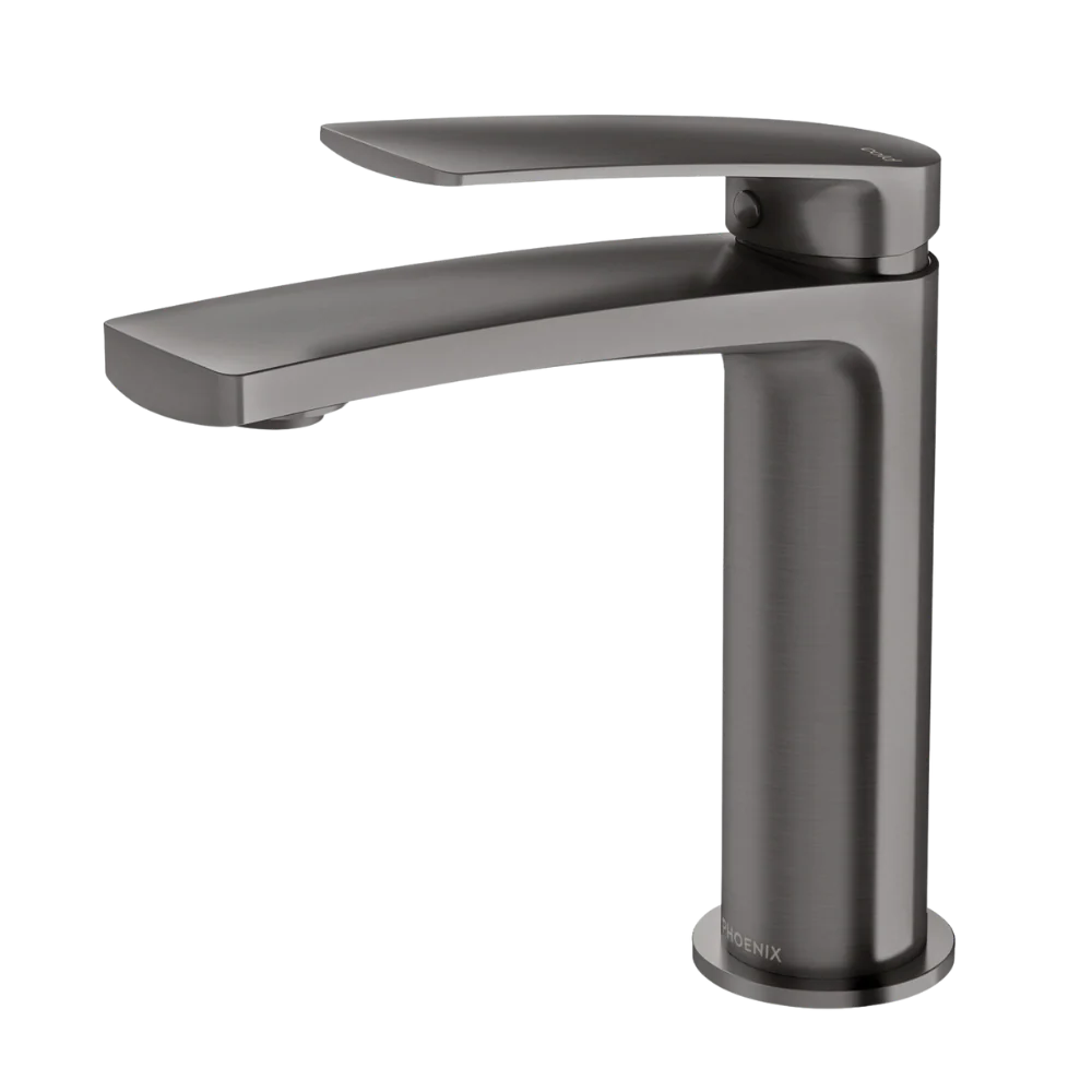 Phoenix Mekko Basin Mixer Brushed Carbon