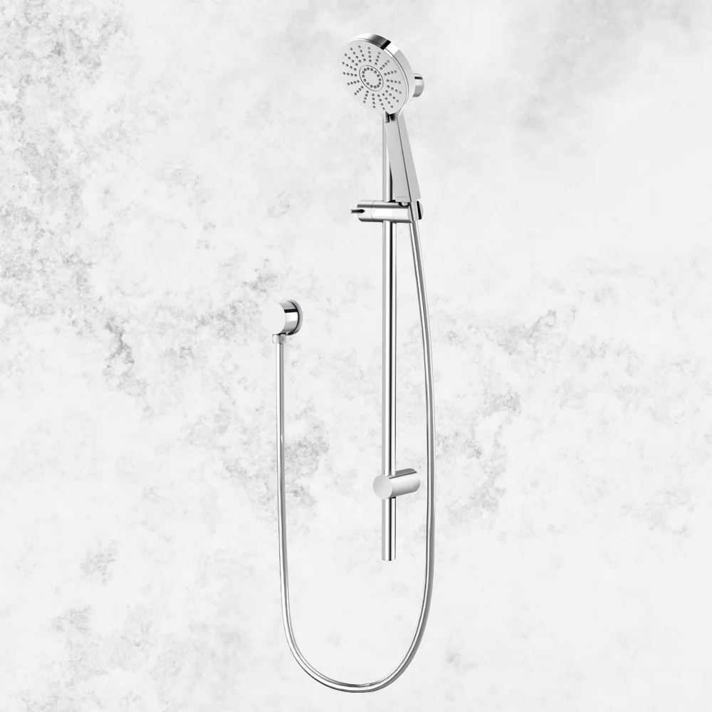 Methven Krome 120mm Rail Shower Airstream 3 Function Chrome - Image 2