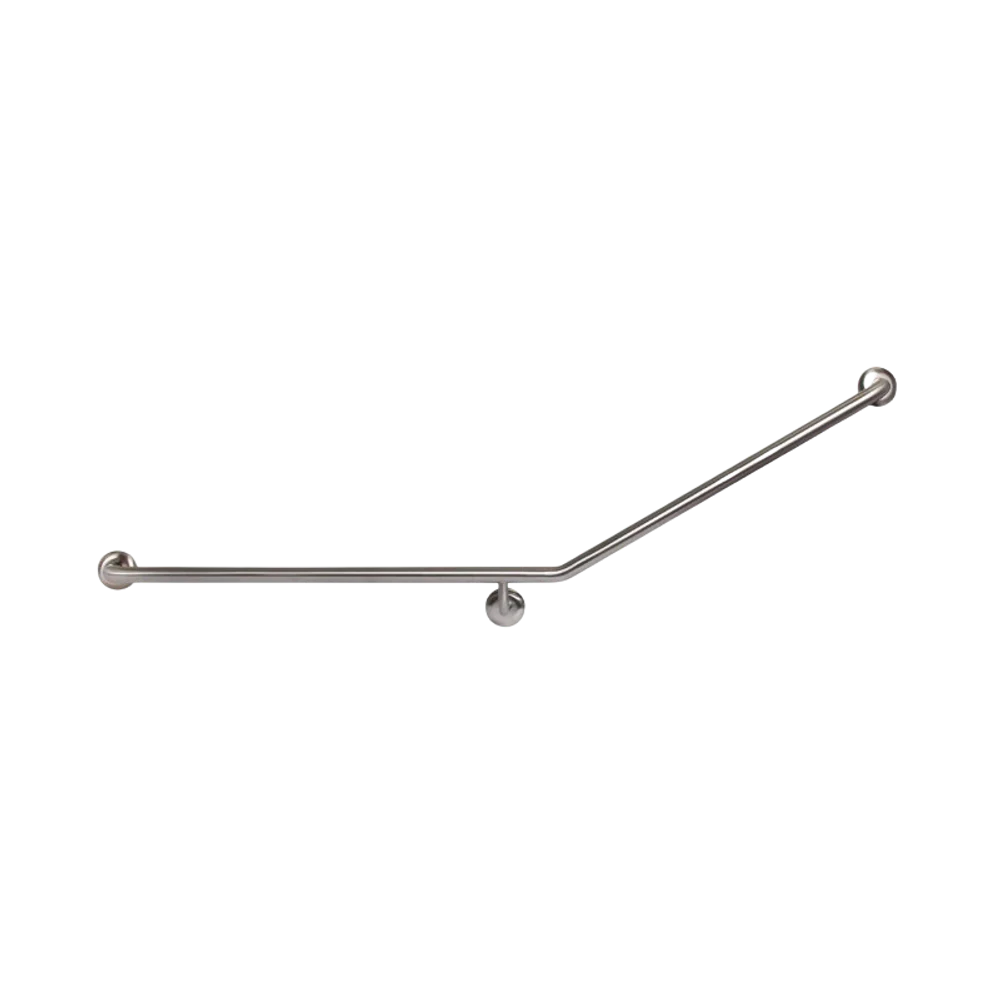 Metlam 30 Degree Flush Mount Side Wall Grab Rail Left Hand In Antimicrobial - Image 3