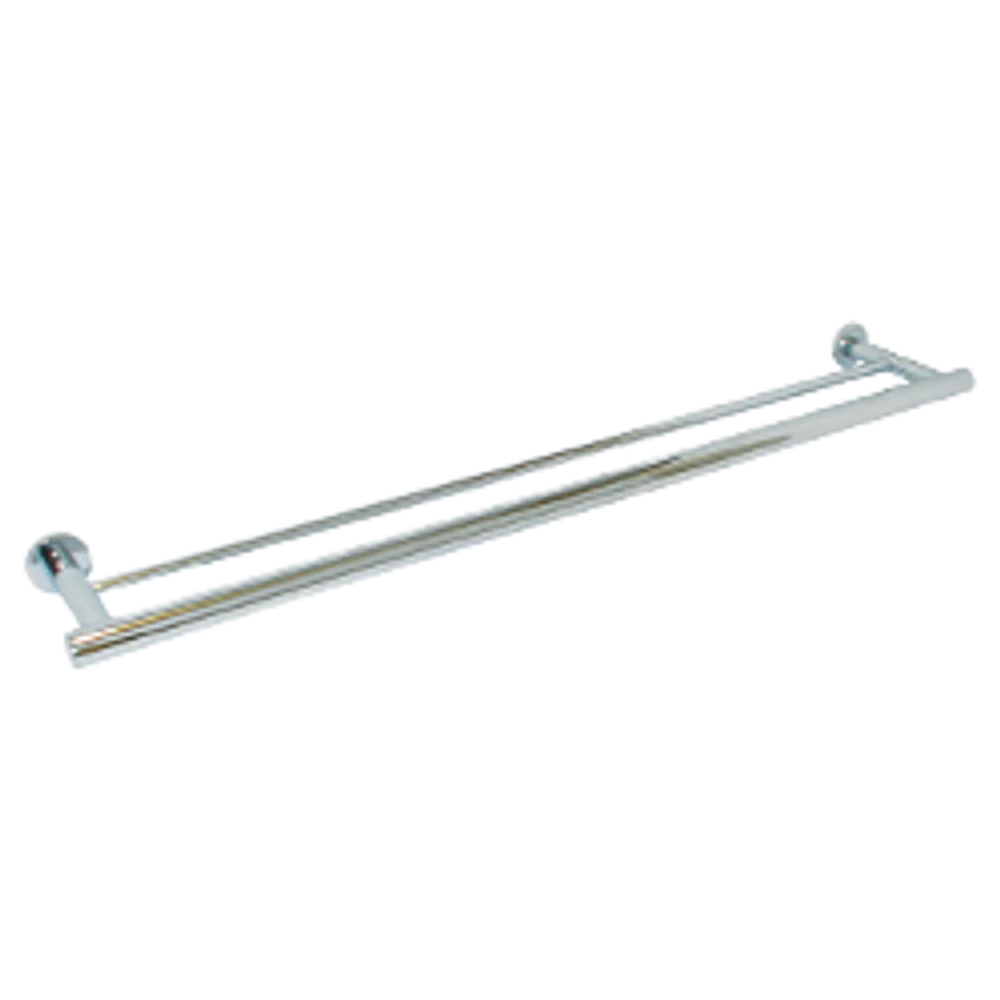 Metlam 700mm Lachlan Double Towel Bar In Bright Chrome Plate