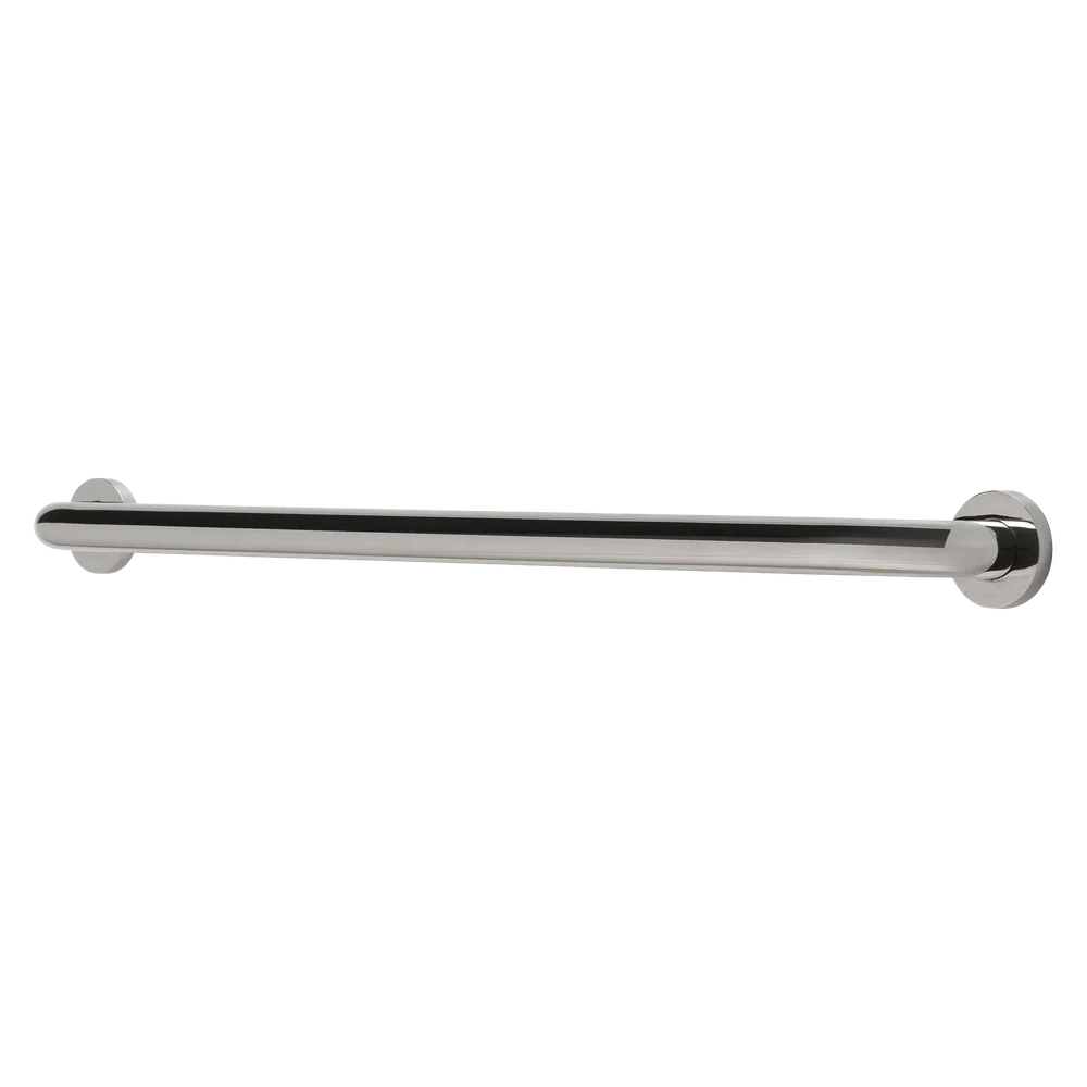 Metlam 750mm Straight Grab Rail In Polished Stainless Steel - Image 3