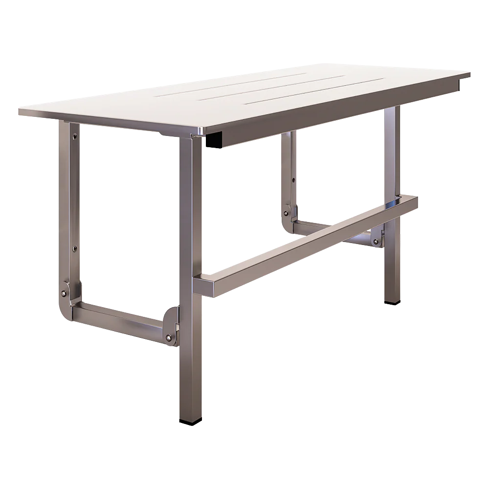 Metlam Accessible Folding Shower Seat With Handle In Phenolic
