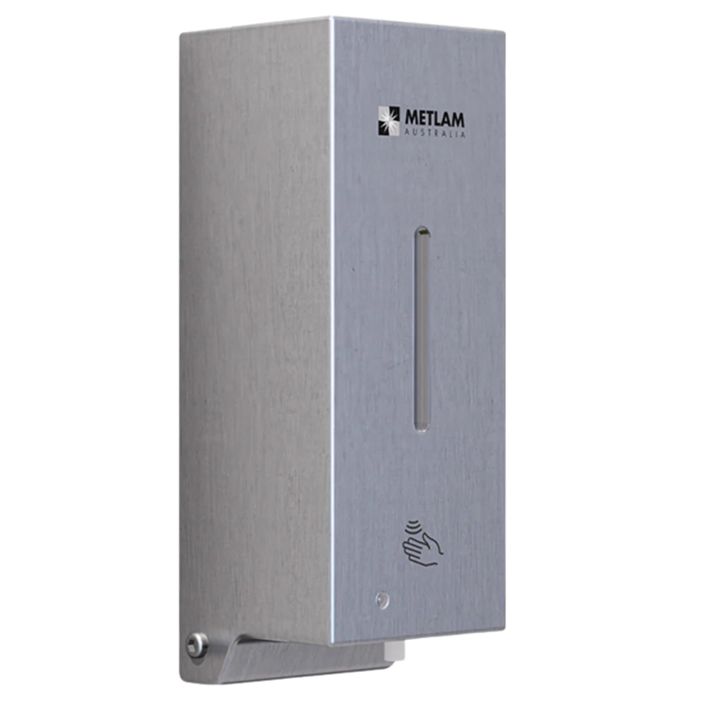 Metlam Auto Square Foam Soap Dispenser In Satin Stainless Steel