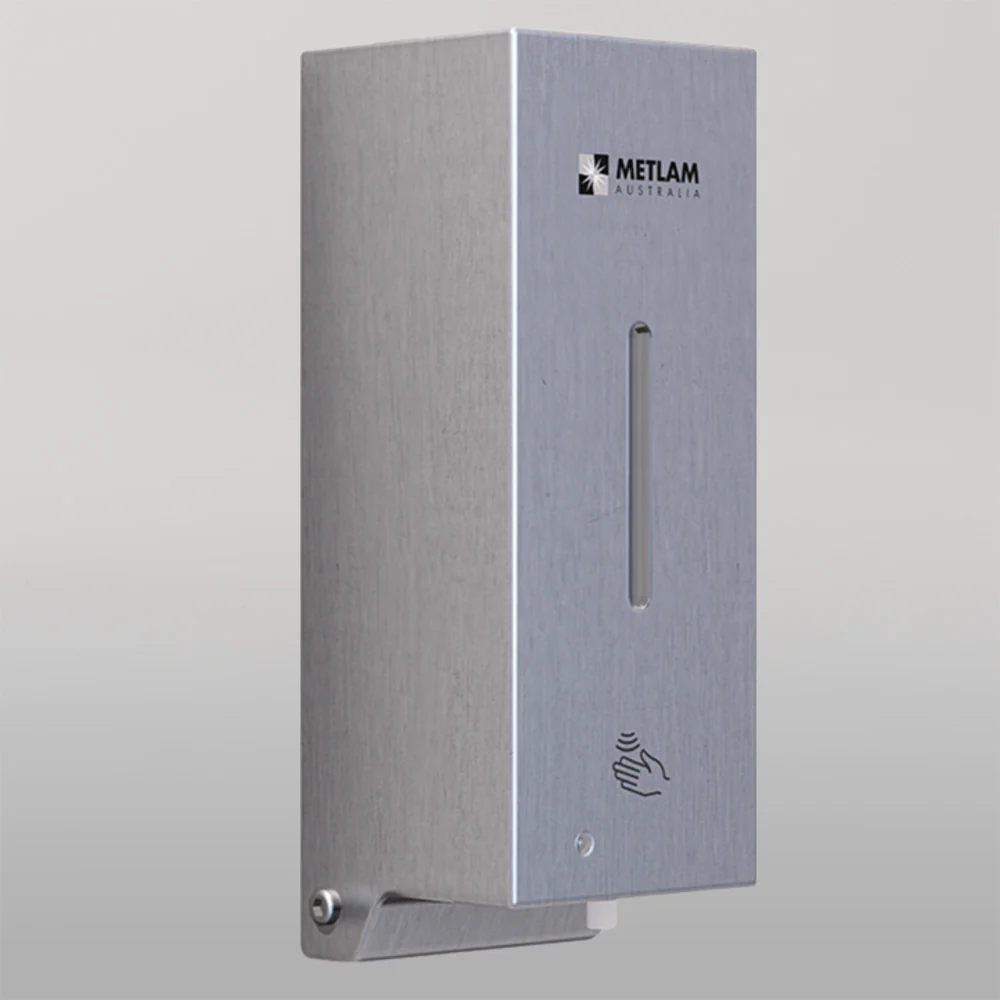 Metlam Auto Square Soap Dispenser In Satin Stainless Steel - Image 2
