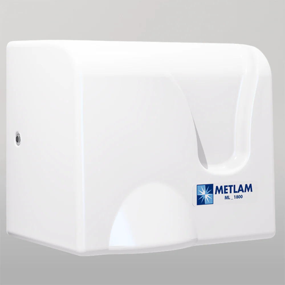 Metlam Automatic Operation ABS Hand Dryer In White - Image 2
