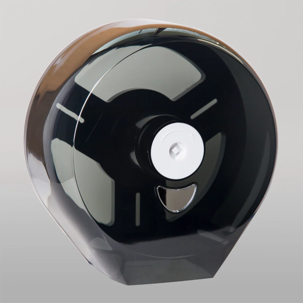 Metlam Black Jumbo Toilet Roll Dispenser - Image 2