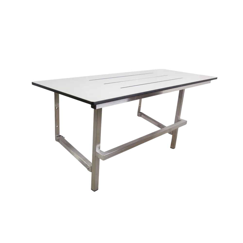 Metlam Changing Places Folding Shower Seat With Handle In Phenolic - Image 3