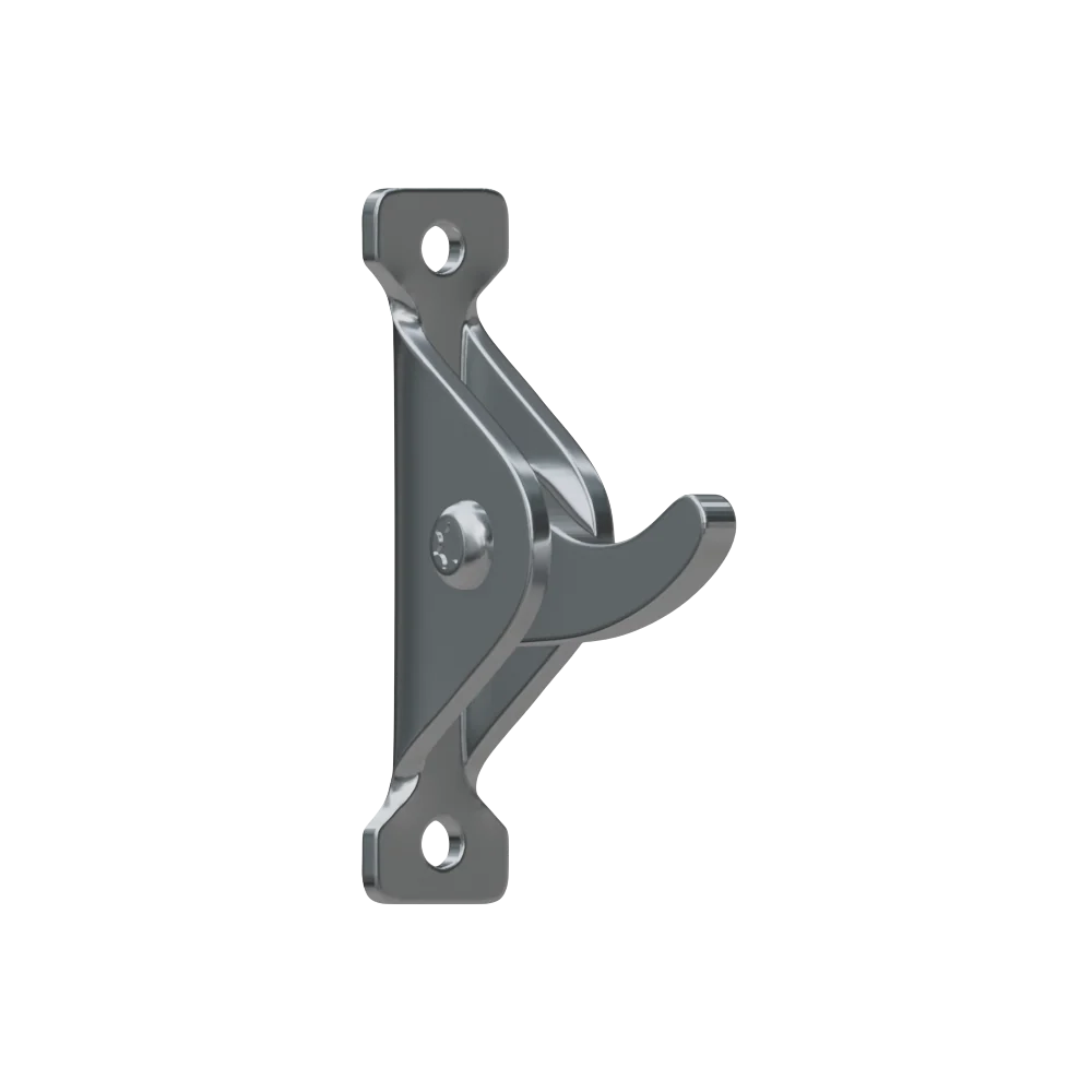 Metlam Collapsible Coat Hook Visible Fix In Satin Stainless Steel - Image 3