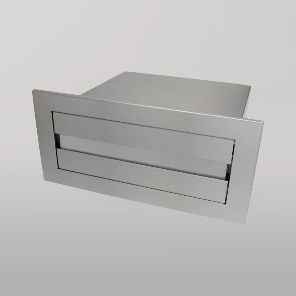 Metlam Counter Top Recessed Paper Towel Dispenser In Satin Stainless Steel - Image 2