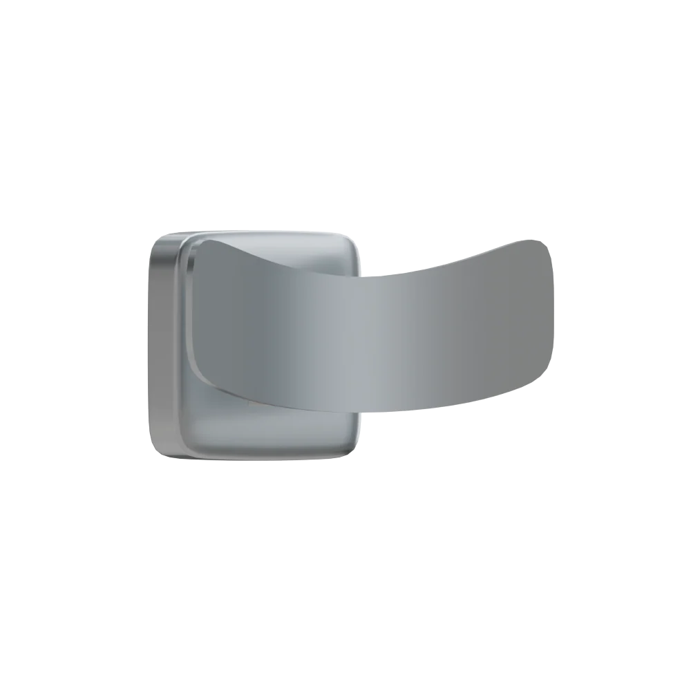 Metlam Double Robe Hook Concealed Fix In Satin Stainless Steel