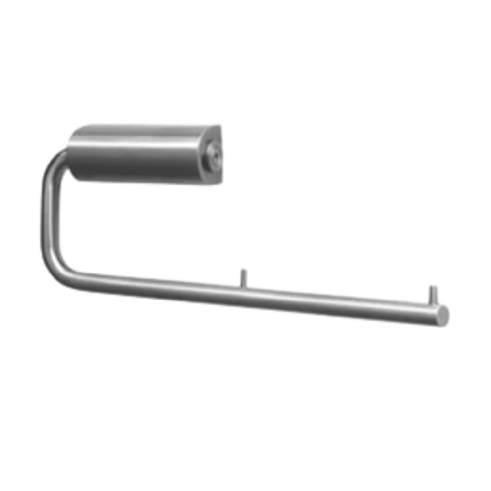 Metlam Double Toilet Roll Holder In Satin Stainless Steel - Image 3