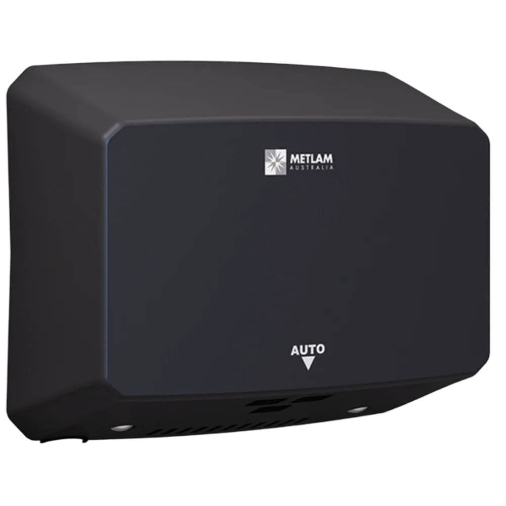 Metlam Ecoslender Slimline Automatic Operation Hand Dryer In Designer Black - Image 3