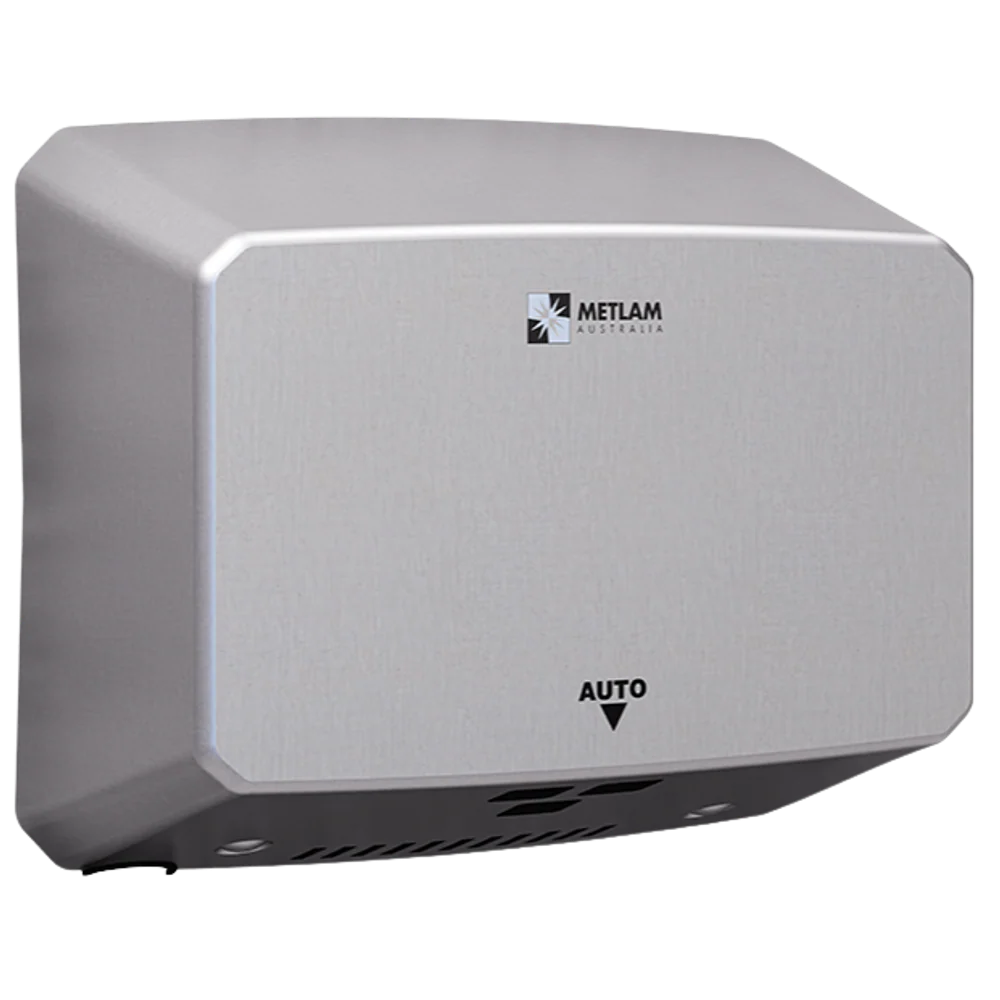 Metlam Ecoslender Slimline Automatic Operation Hand Dryer In Satin Stainless Steel - Image 3