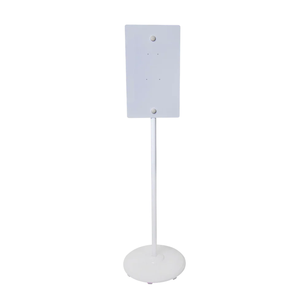 Metlam Hand Sanitiser Dispenser Stand In White - Image 3