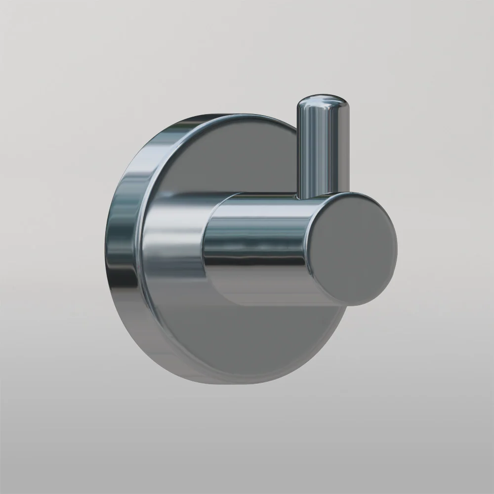 Metlam Hat And Coat Hook 39mm Concealed Fix In Polished Stainless Steel - Image 2