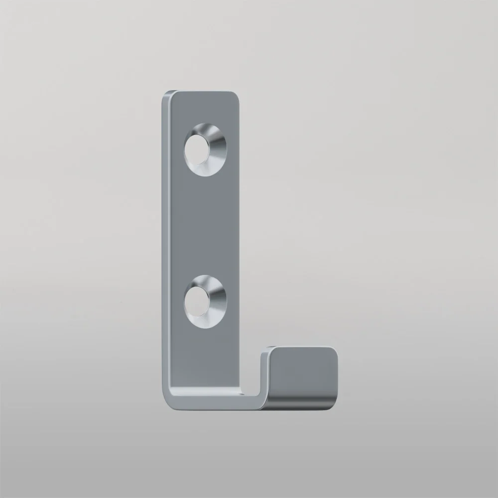 Metlam Hat And Coat Hook 44mm In Satin Stainless Steel - Image 2