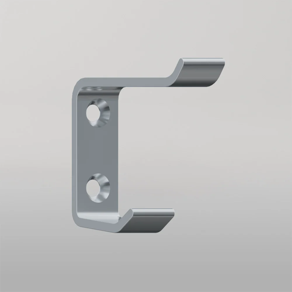 Metlam Hat And Coat Hook 80mm In Satin Stainless Steel - Image 2