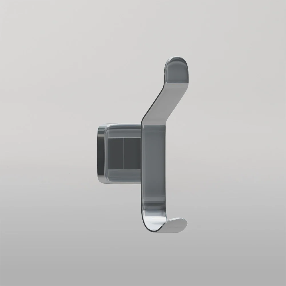 Metlam Hat And Coat Hook 84mm Concealed Fix In Polished Stainless Steel - Image 2