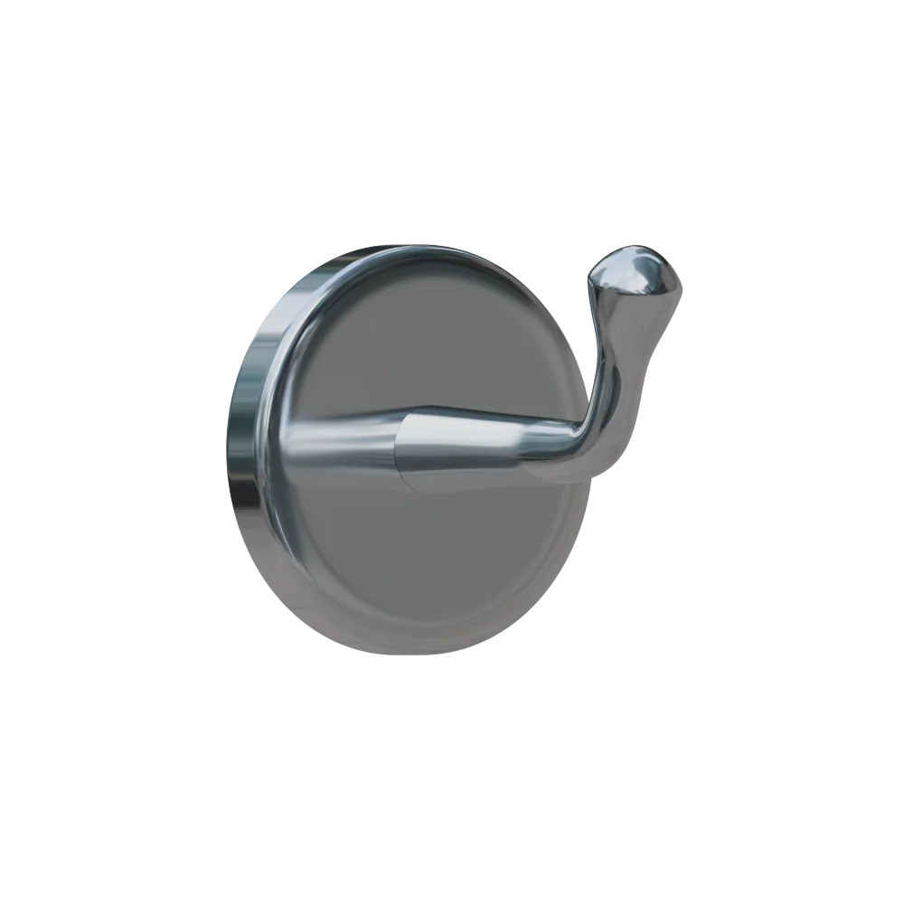 Metlam Heavy Duty Robe Hook Concealed Fix In Polished Stainless Steel