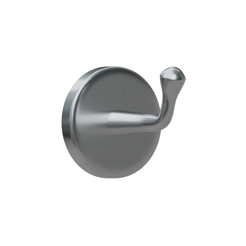 Metlam Heavy Duty Robe Hook Concealed Fix In Satin Stainless Steel - Image 3