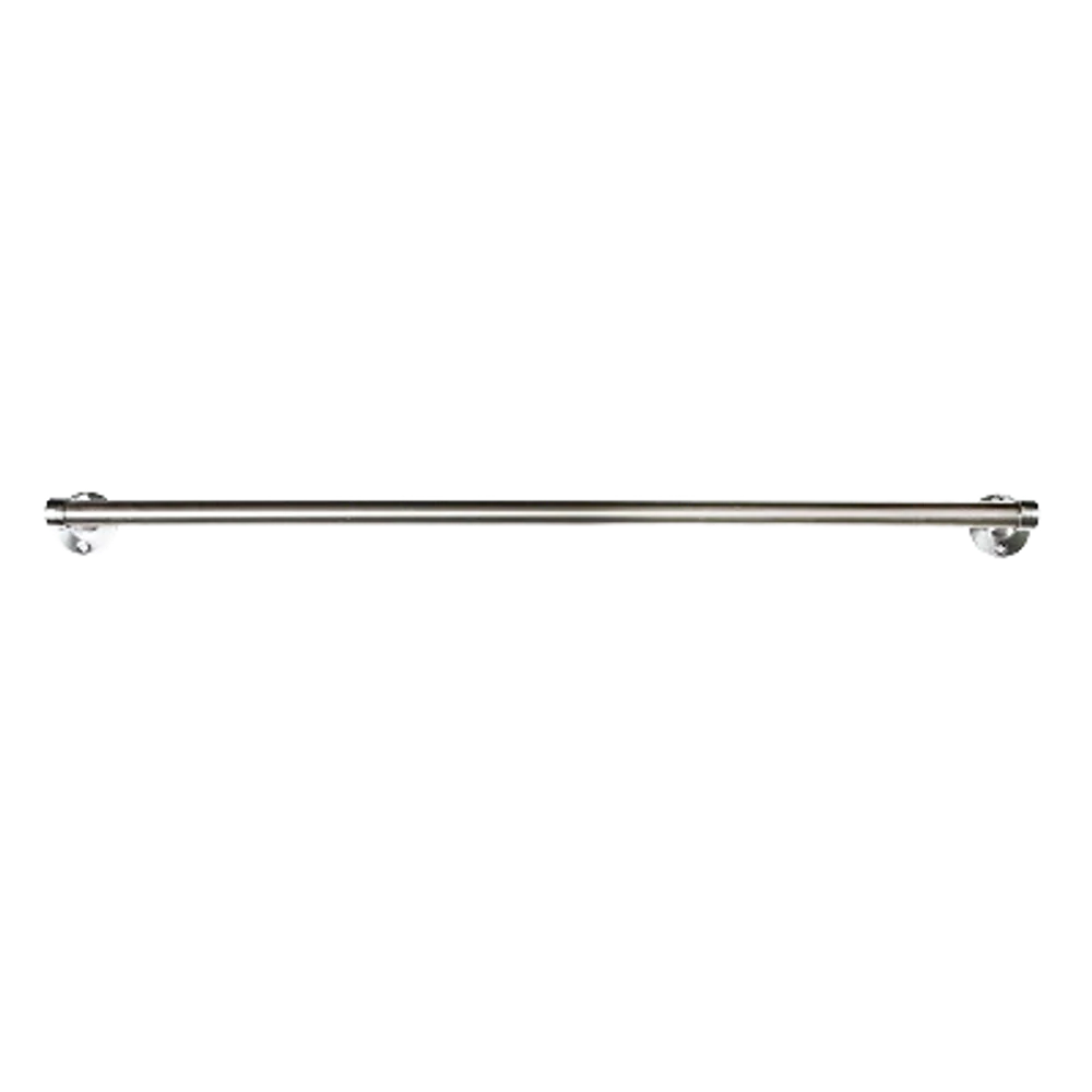 Metlam Heavy Duty Single Towel Rail In Stainless Steel - Image 3