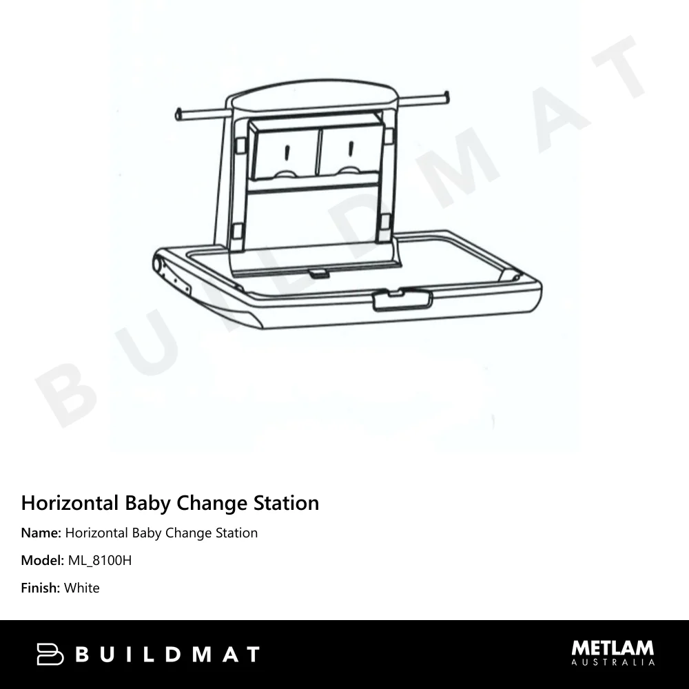 Metlam Horizontal Baby Change Station - Image 4