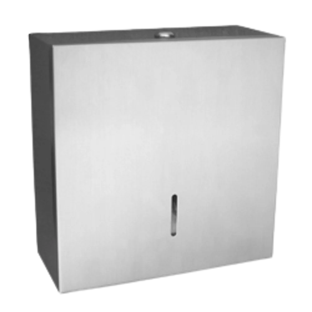 Metlam Jumbo Toilet Roll Square Dispenser In Satin Stainless Steel