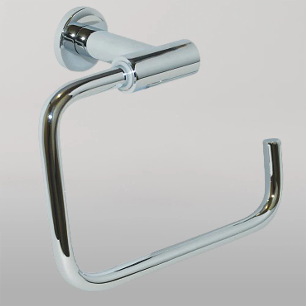 Metlam Lachlan Square Towel Holder In Bright Chrome Plate - Image 2