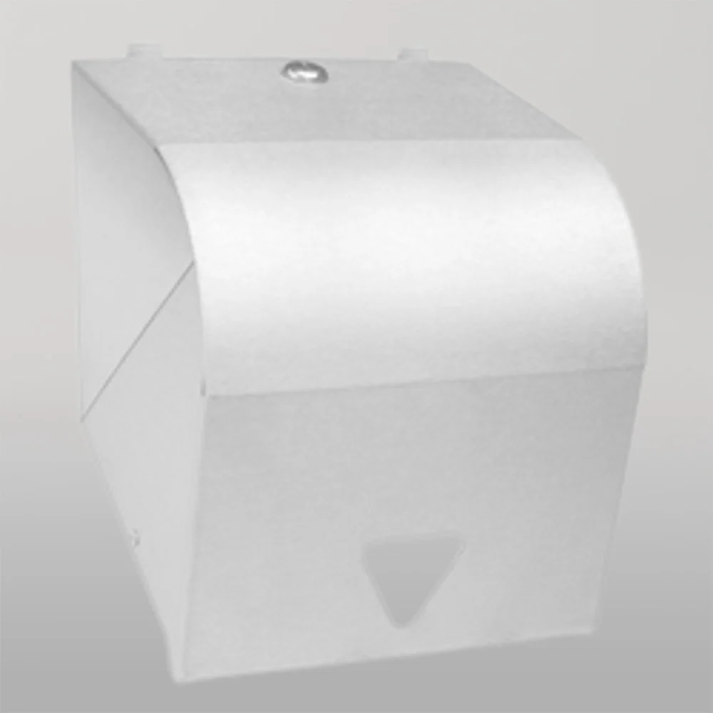 Metlam Paper Towel Roll Dispenser Lockable In White Powder Coat - Image 2