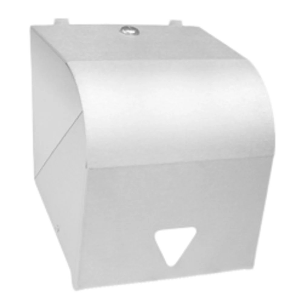 Metlam Paper Towel Roll Dispenser Lockable In White Powder Coat - Image 3