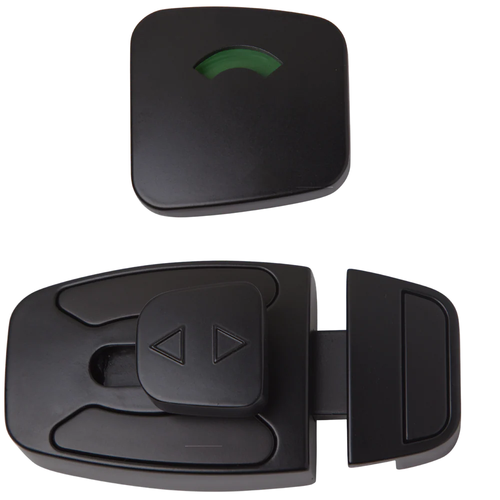 Metlam Sera Slide Lock And Indicator Set In Designer Black - Image 3