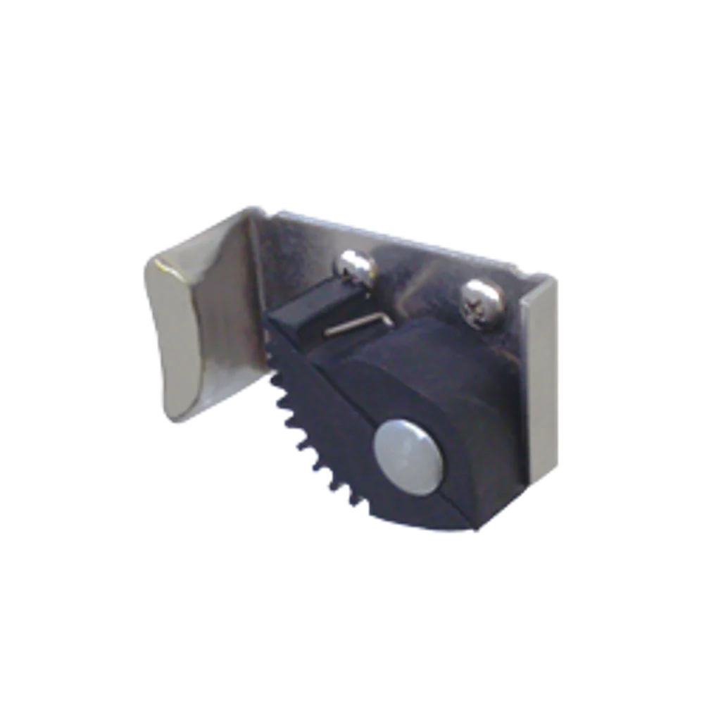 Metlam Single Mop And Broom Holder In Satin Stainless Steel
